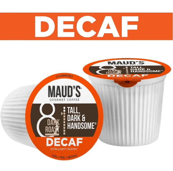 Mauds Dark Roast Decaf Coffee k cups