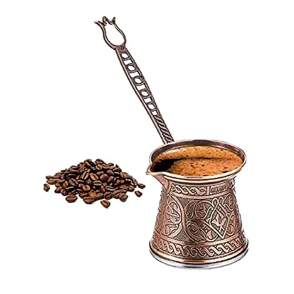 Turkish coffee brewing method