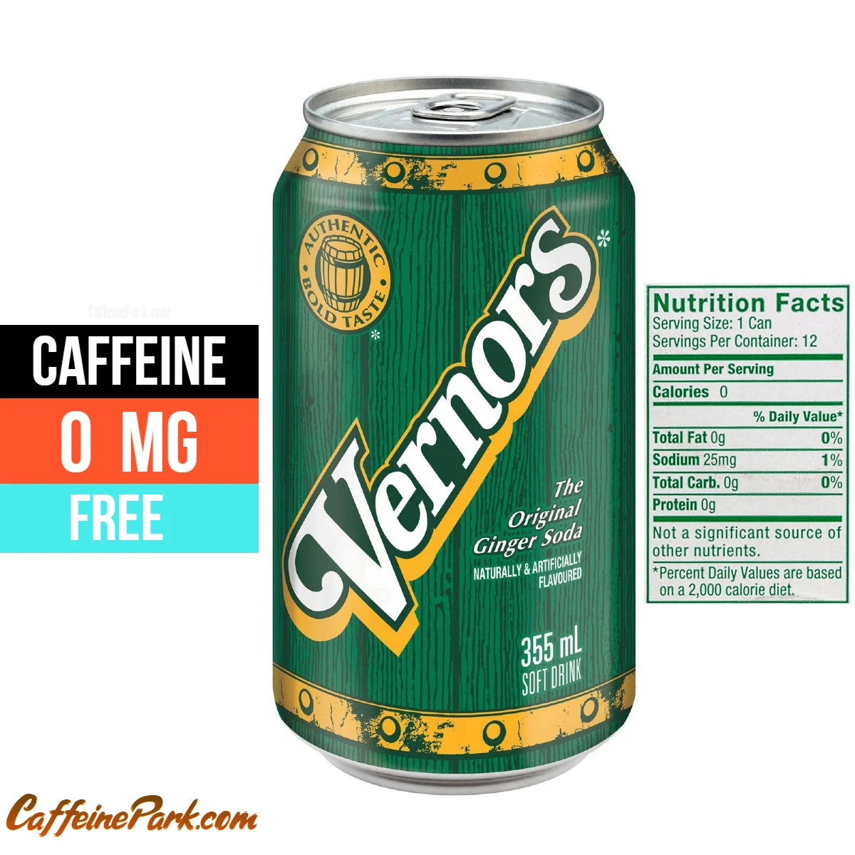 How Much Caffeine is in a Vernors Ginger