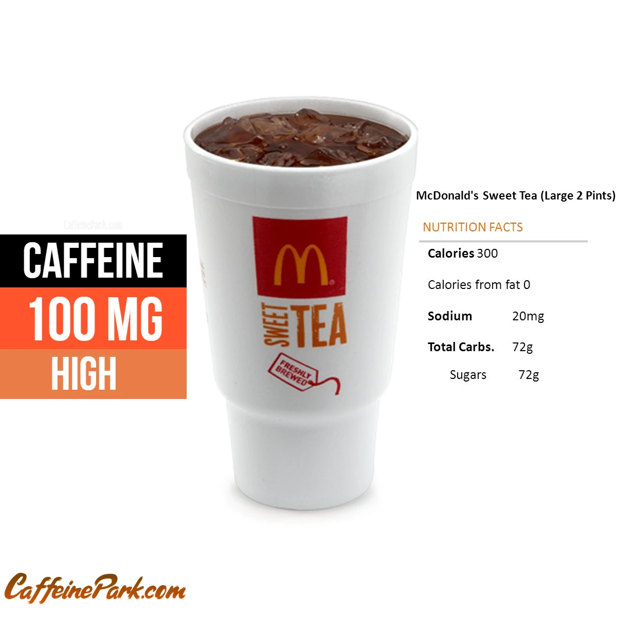 Mcdonald S Sweet Tea Caffeine Content