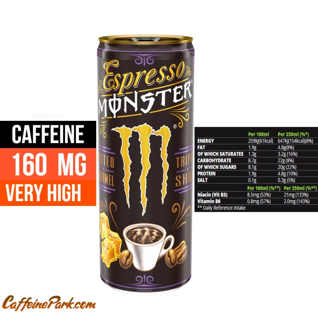 Caffeine ine Espresso Salted Caramel Monster