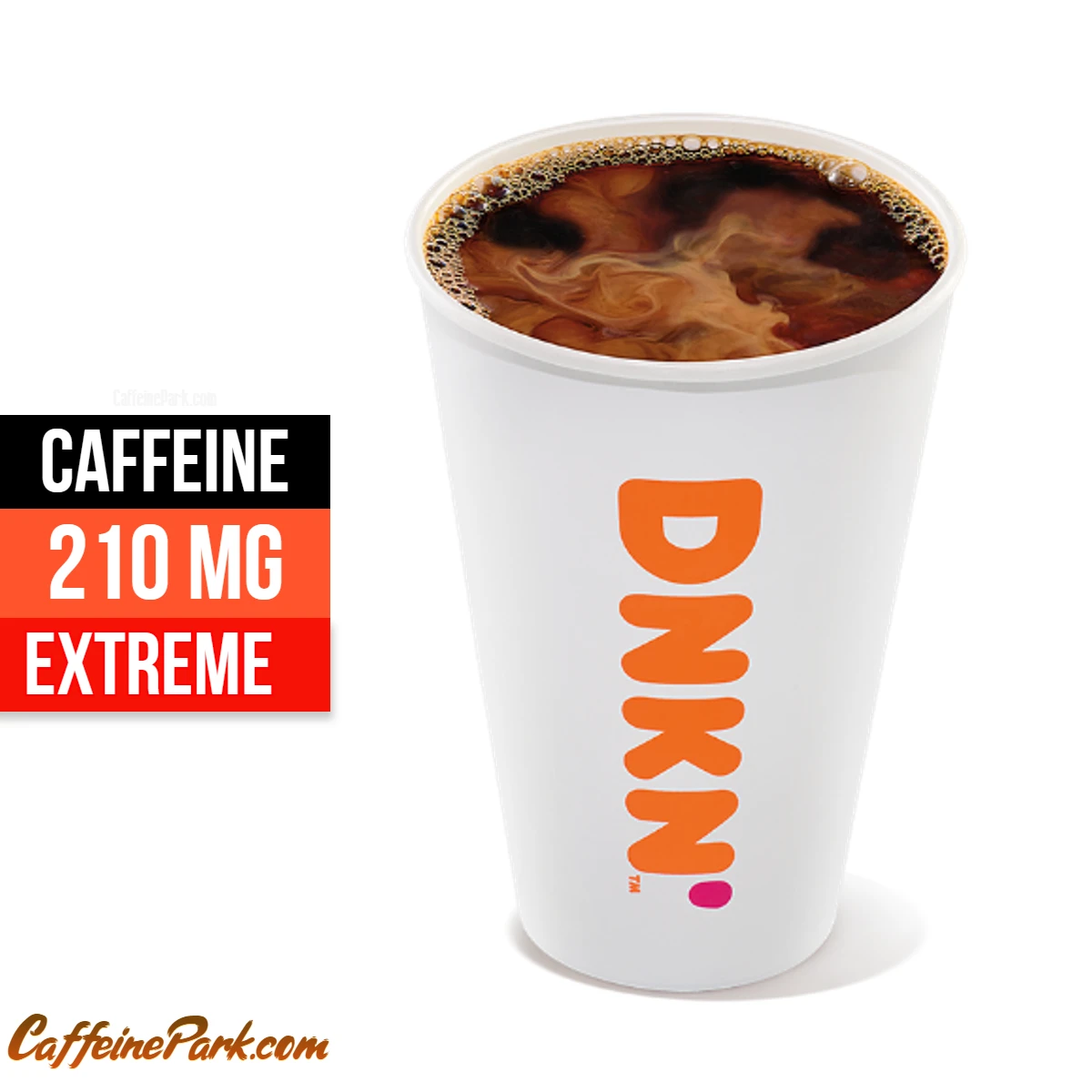 How Much Caffeine is in a Dunkin' Donuts Brewed Coffee?
