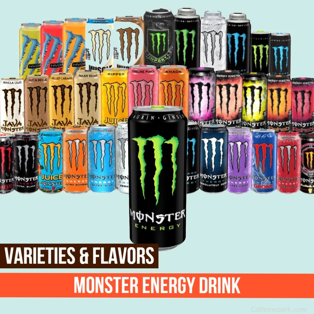 Caffeine in Flavors of Monster