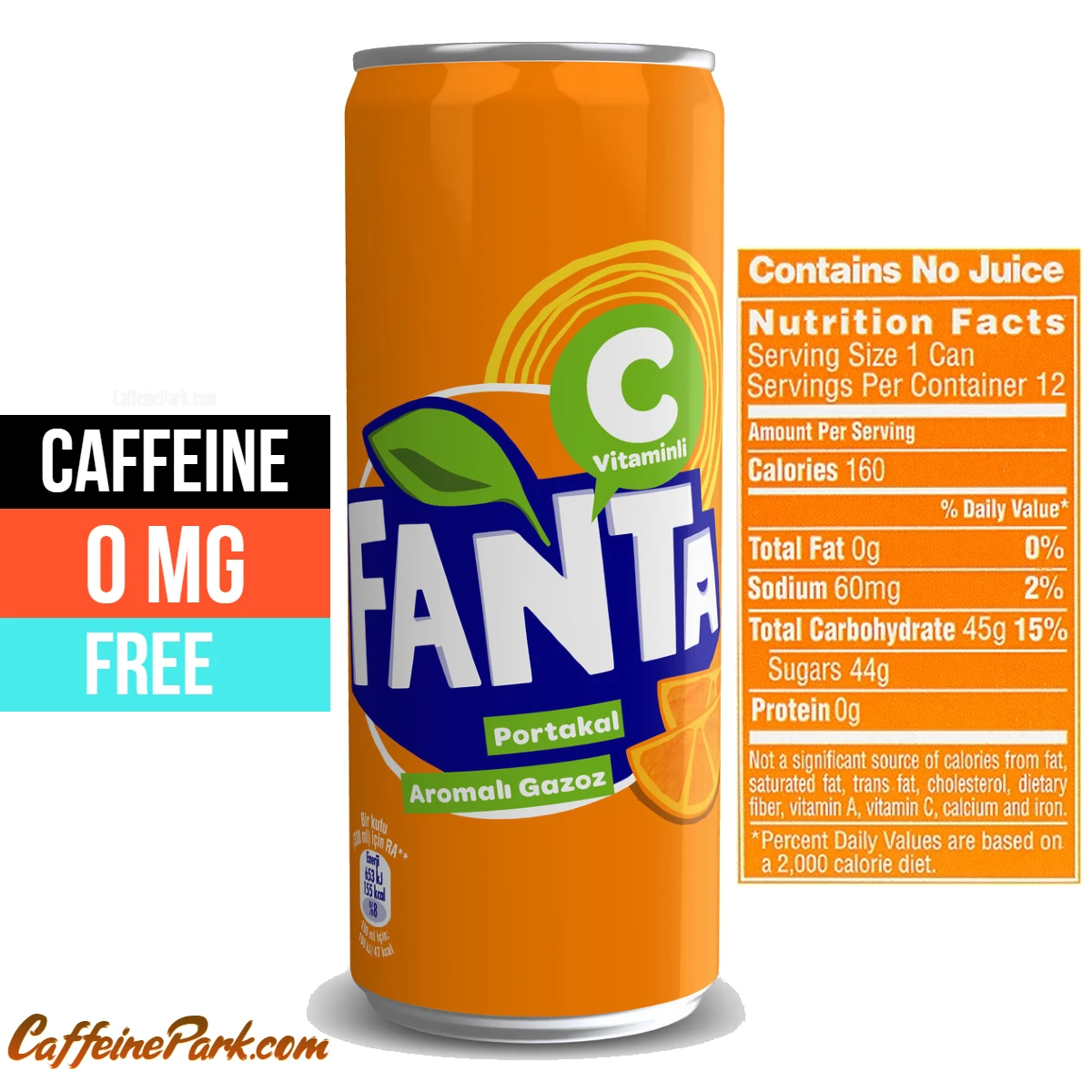 Caffeine in a Fanta