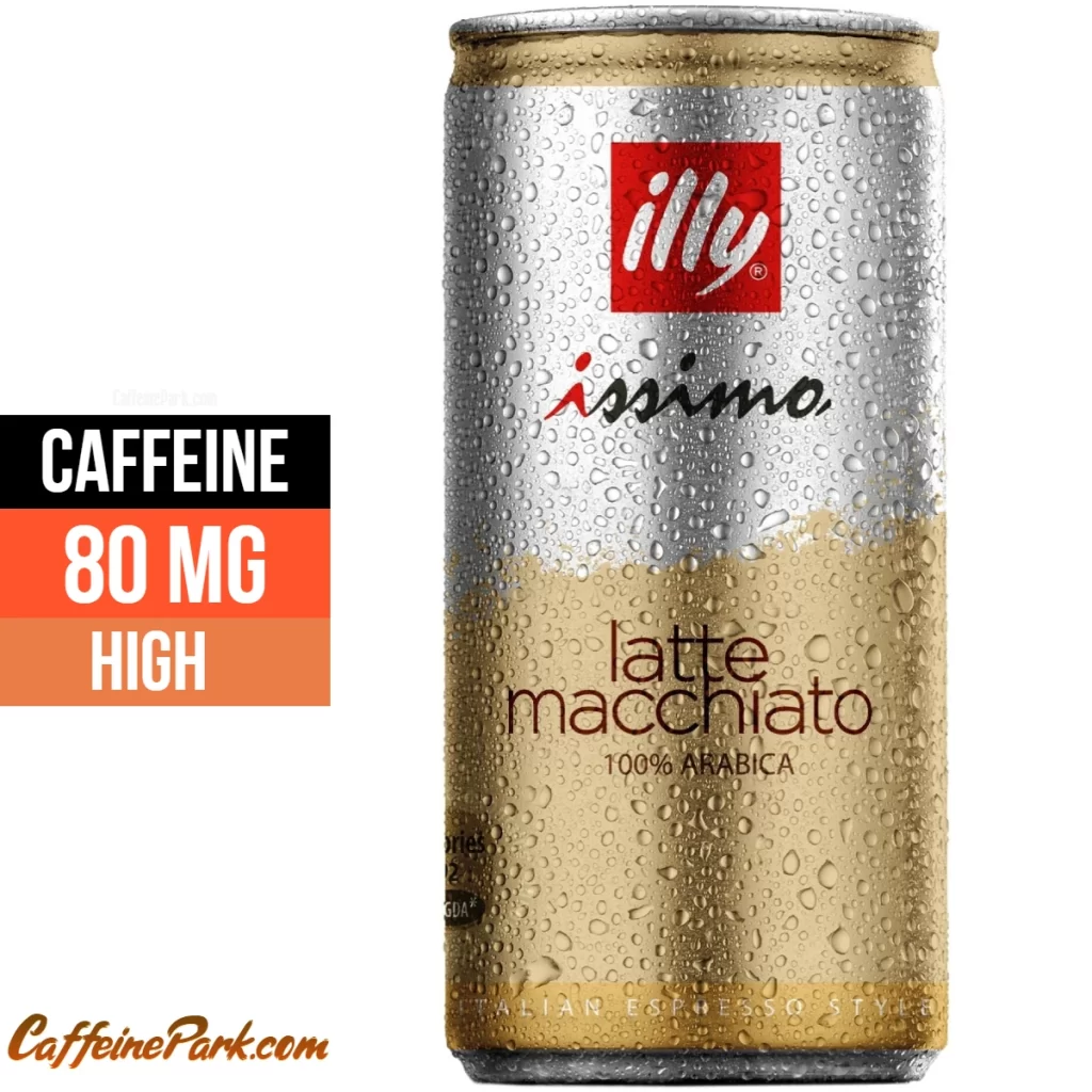 Caffeine in a Illy Issimo Latte Macchiato