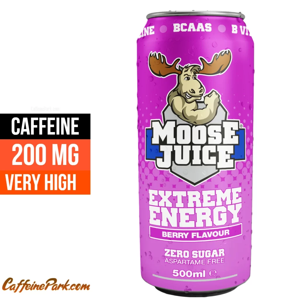 Caffeine in a Moose Juice Berry