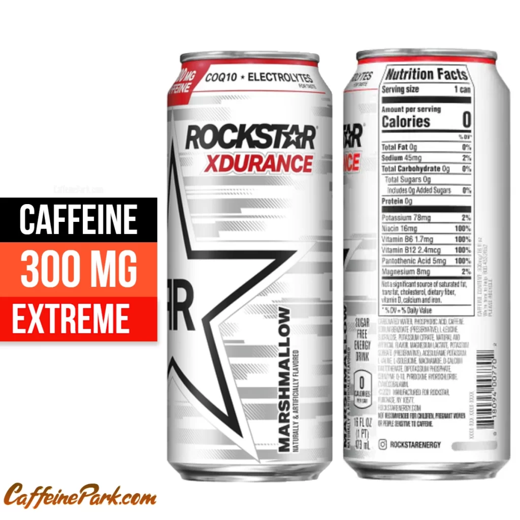 Caffeine in a Rockstar XDurance Marshmallow