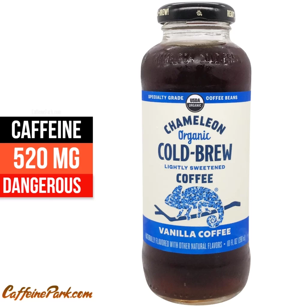 caffeine in Chameleon Cold Brew Vanilla