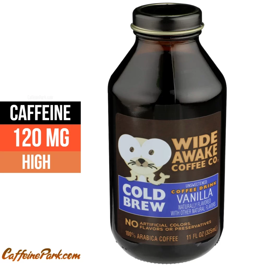 caffeine in Wide Awake Cold Brew Vanilla