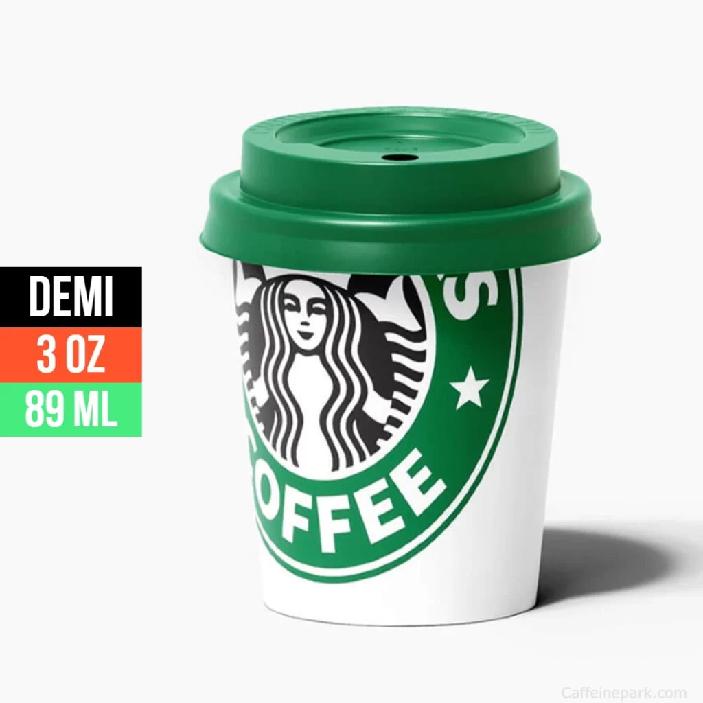 demi cup size Starbucks