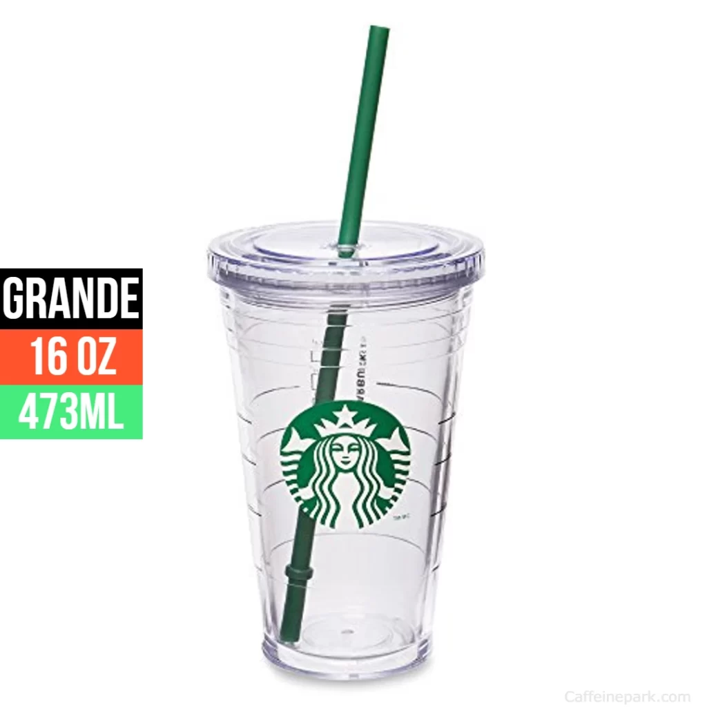 grande cup size Starbucks