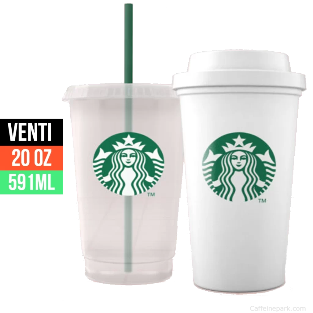 venti cup size Starbucks