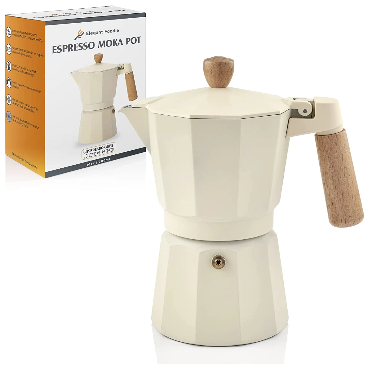 Elegant Foodie Stylish Espresso Moka Pot Cup
