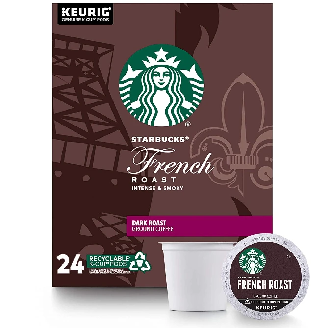 Starbucks Dark French Roast K Cup Coffee Pods