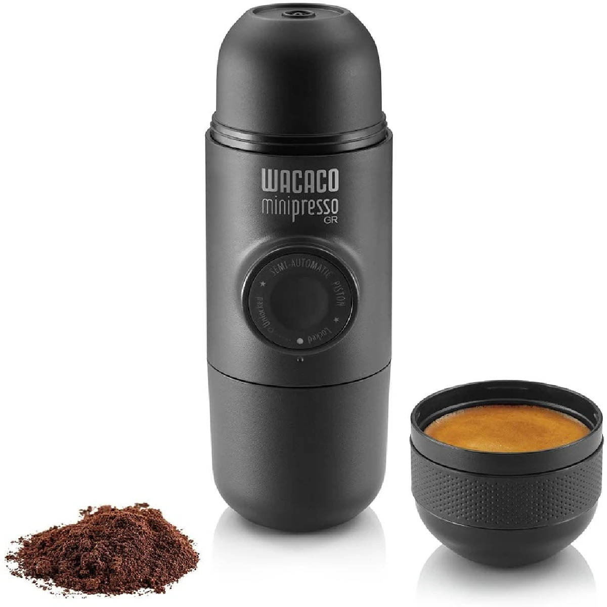 WACACO Minipresso Portable Espresso Machine Compatible Ground Coffee