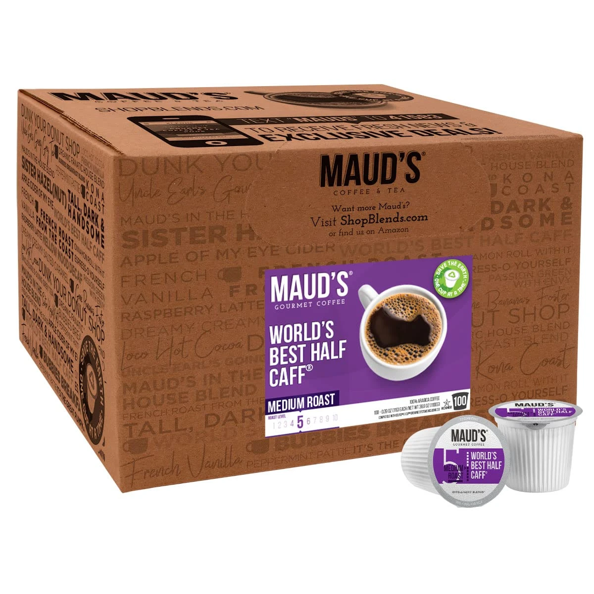 Mauds Half Caff Medium Roast Coffee