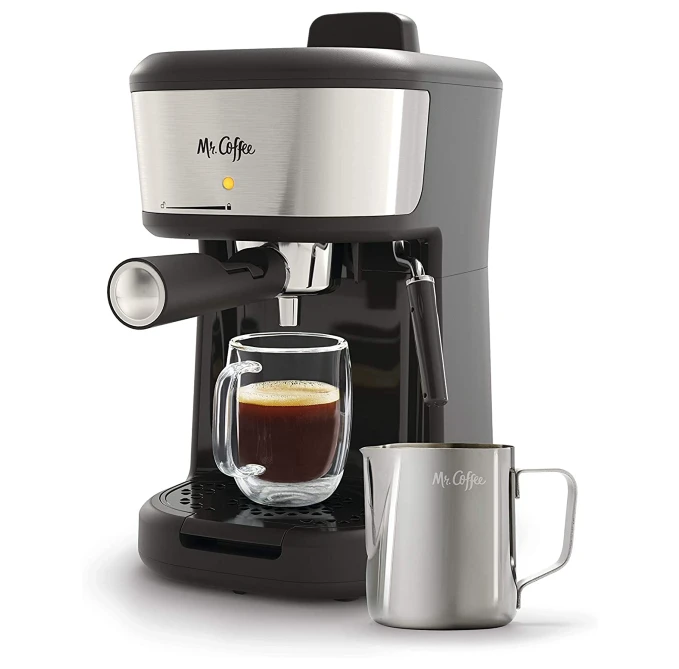 Mr Coffee Shot Steam Espresso Cappuccino and Latte Maker
