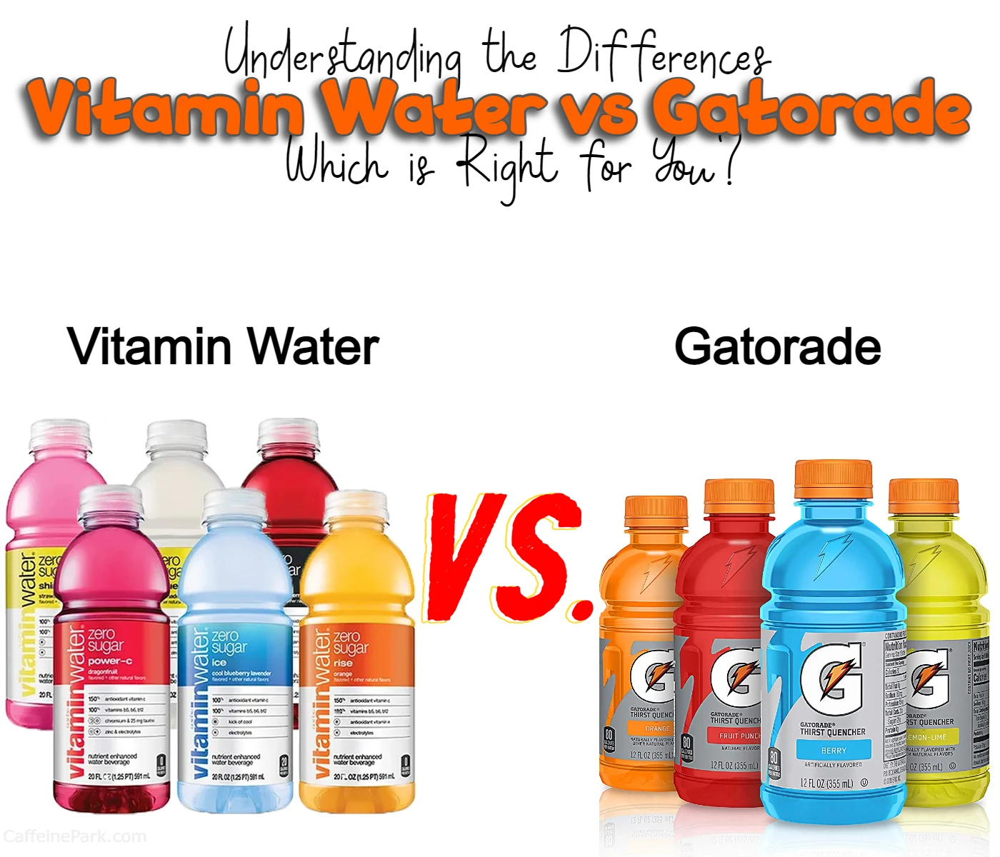 Vitamin Water vs Gatorade: What's the Difference?