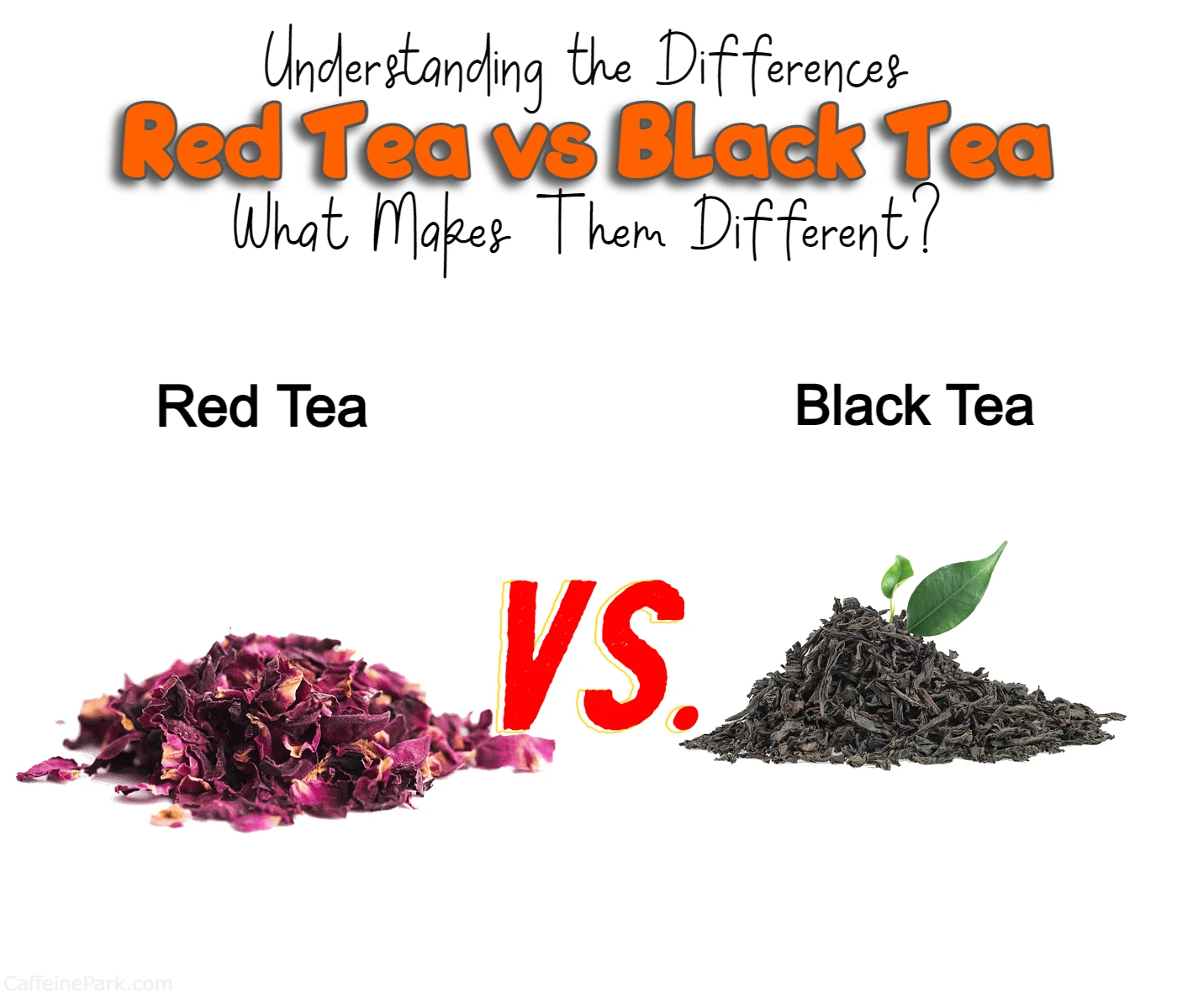 slag Giraf Række ud Red Tea vs Black Tea: What Makes Them Different?