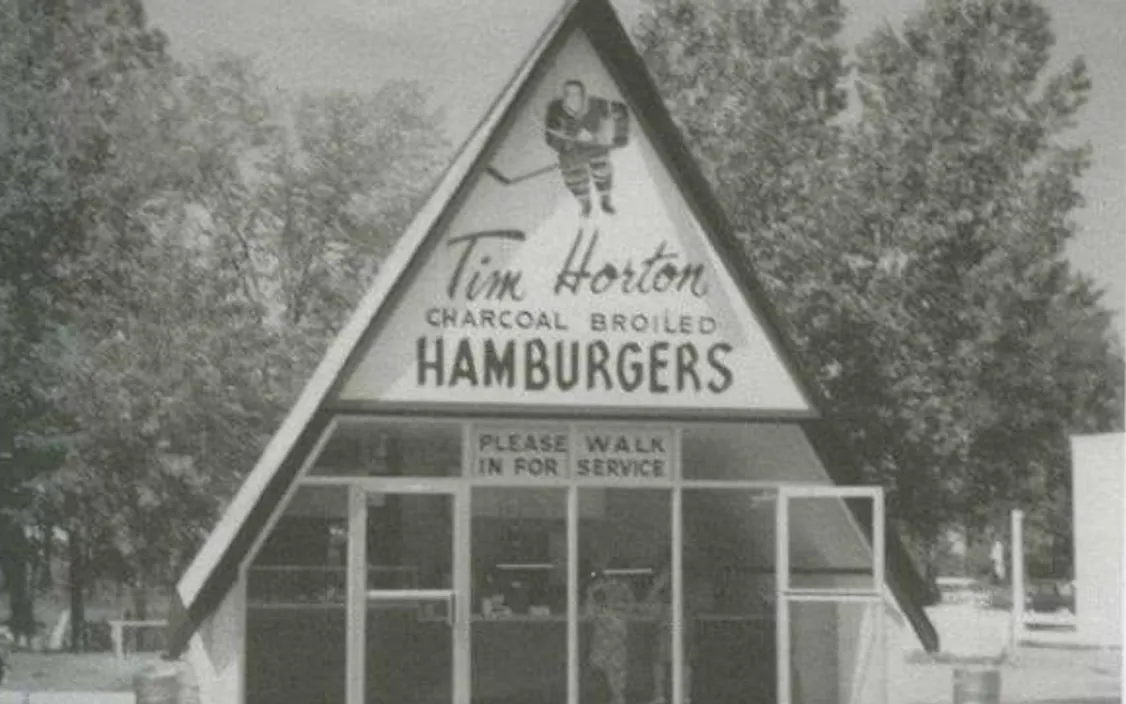 The first Tim Hortons coffee shop