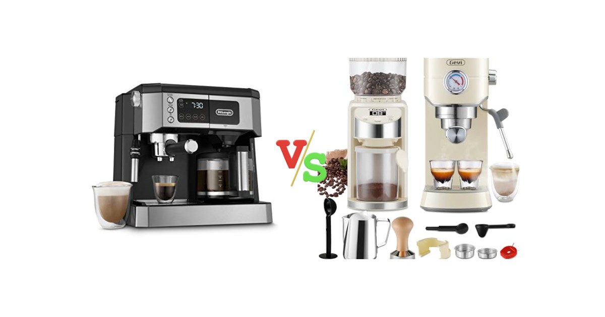 De'Longhi Combo vs Gevi Espresso Machine
