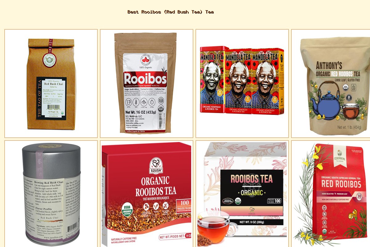 Best Rooibos (Red Bush Tea) Tea